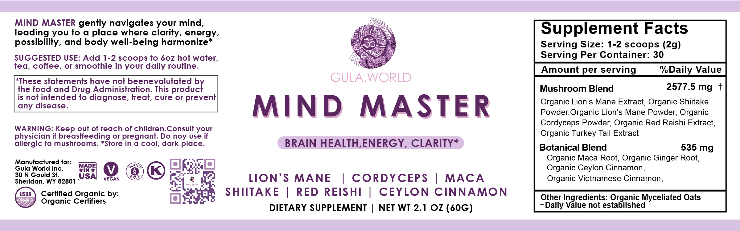 Mind Master - Mushroom Mix (90-Day Supply)