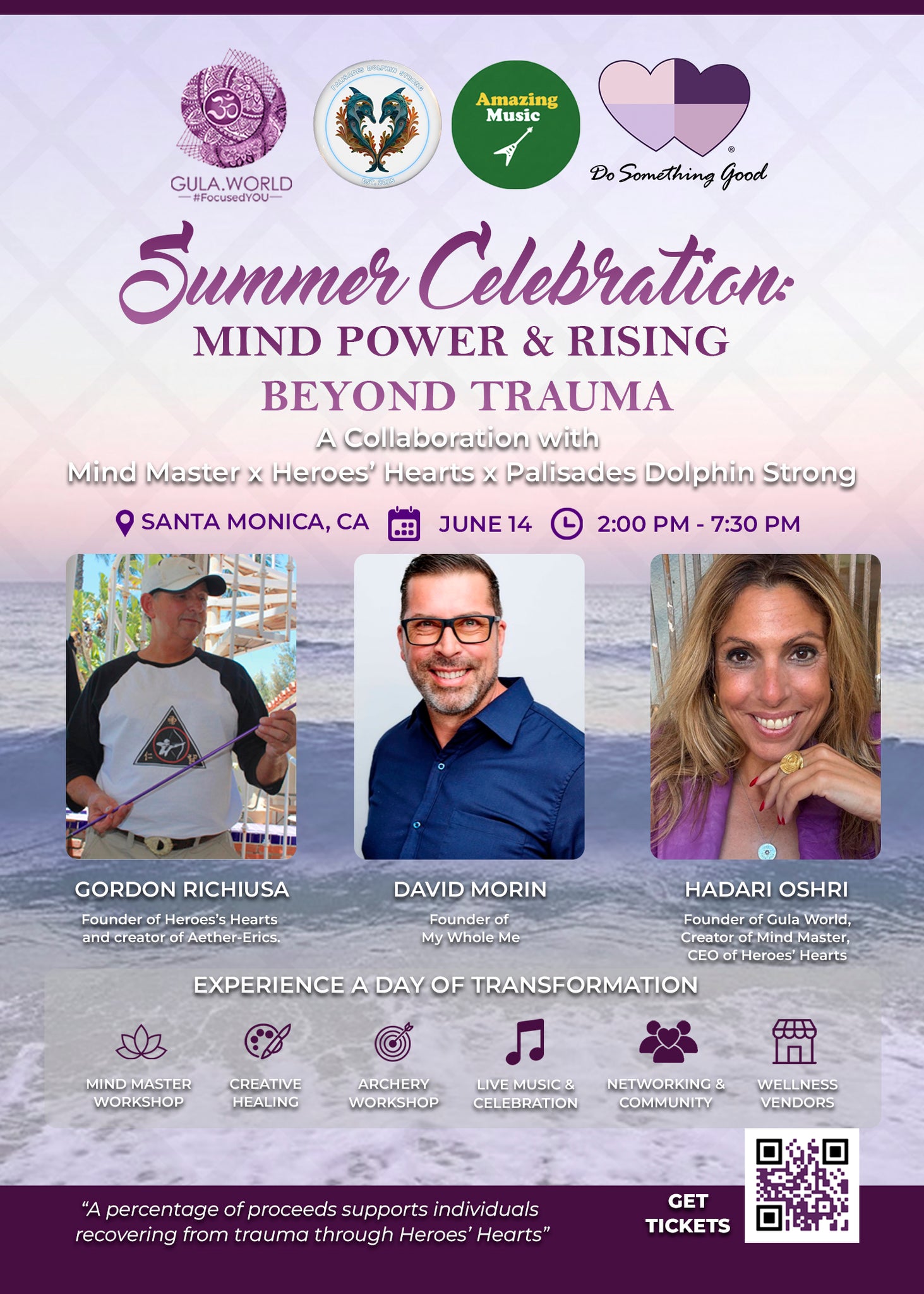 Summer Celebration: Mind Power & Rising Beyond Trauma Jun 14 - 2:00PM - 7:30PM